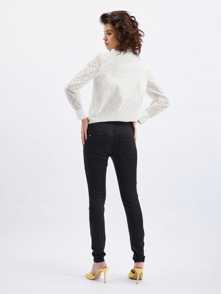 Orsay Črne ženske skinny fit kavbojke ORSAY