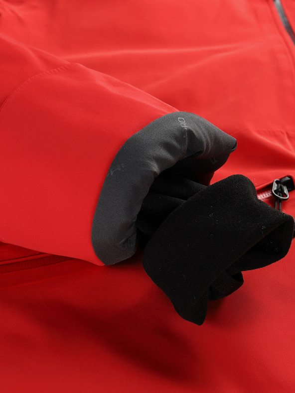 ALPINE PRO Moška smučarska jakna z membrano ptx ALPINE PRO REAS olimpijsko rdeča