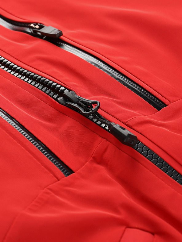 ALPINE PRO Moška smučarska jakna z membrano ptx ALPINE PRO REAS olimpijsko rdeča