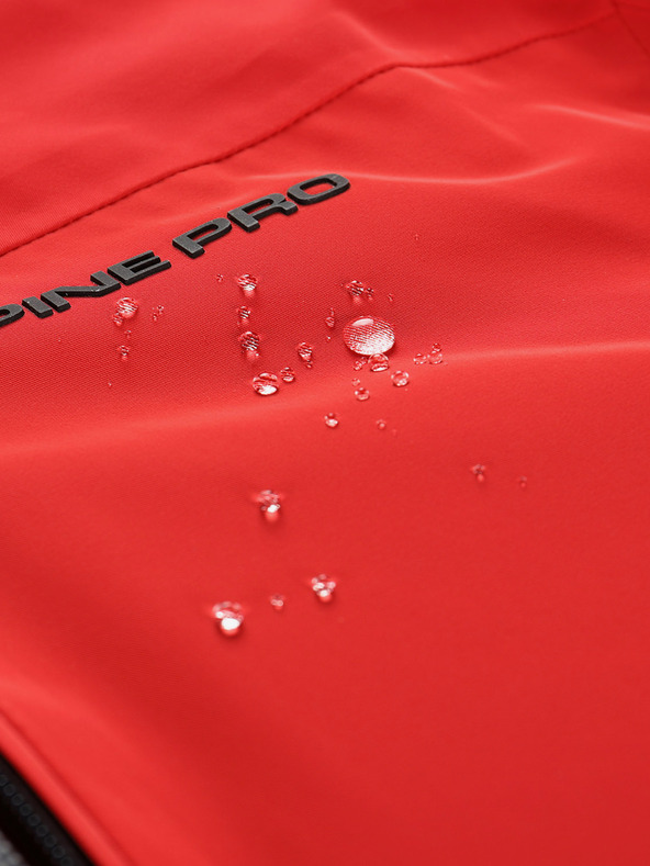 ALPINE PRO Moška smučarska jakna z membrano ptx ALPINE PRO REAS olimpijsko rdeča