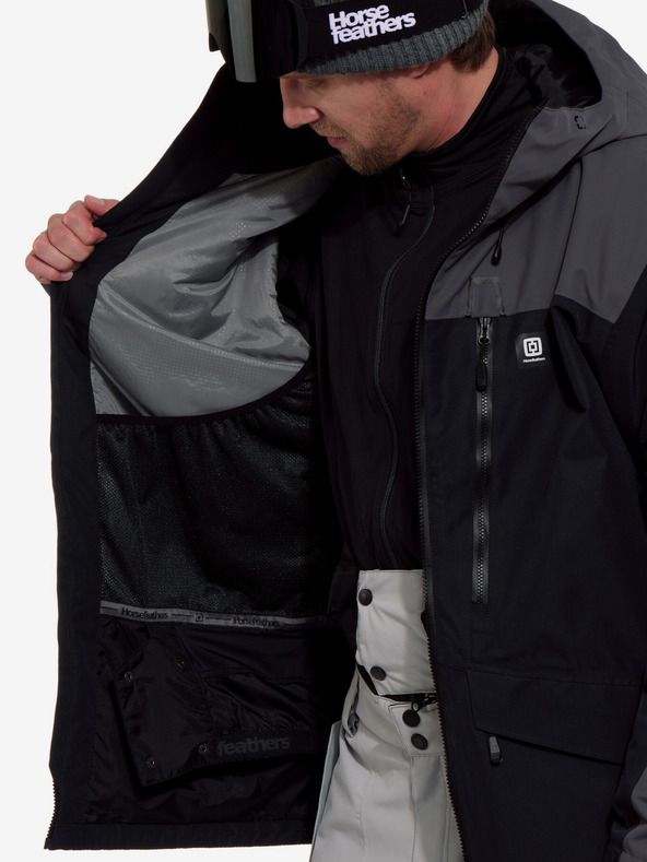 Horsefeathers Jakna Halen II - črna/železna Horsefeathers