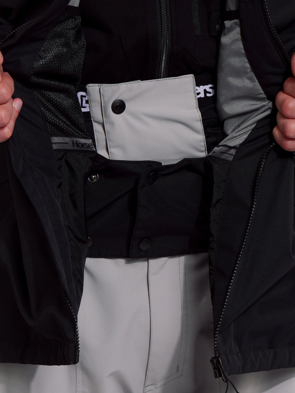 Horsefeathers Jakna Halen II - črna/železna Horsefeathers