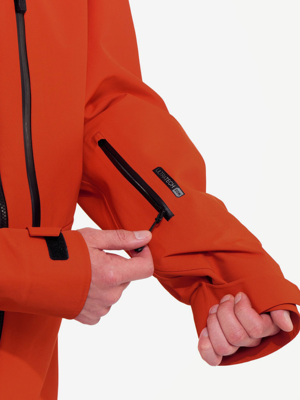 Horsefeathers Trislojna jakna Terra - rdeča glina Horsefeathers