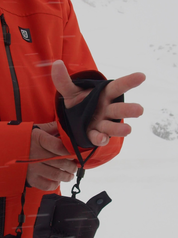 Horsefeathers Trislojna jakna Terra - rdeča glina Horsefeathers