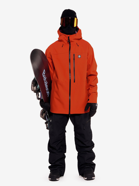 Horsefeathers Trislojna jakna Terra - rdeča glina Horsefeathers