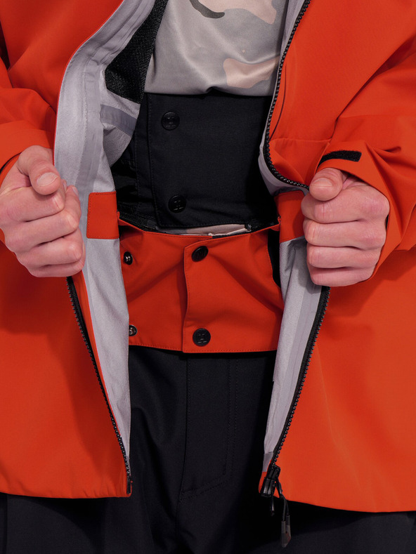 Horsefeathers Trislojna jakna Terra - rdeča glina Horsefeathers