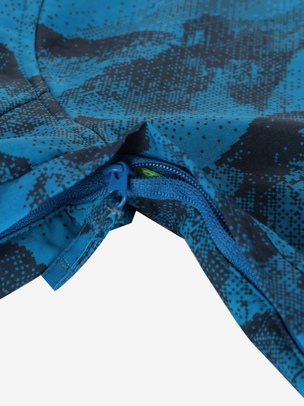 ALPINE PRO Modra otroška softshell jakna z membrano Alpine Pro Ezoro