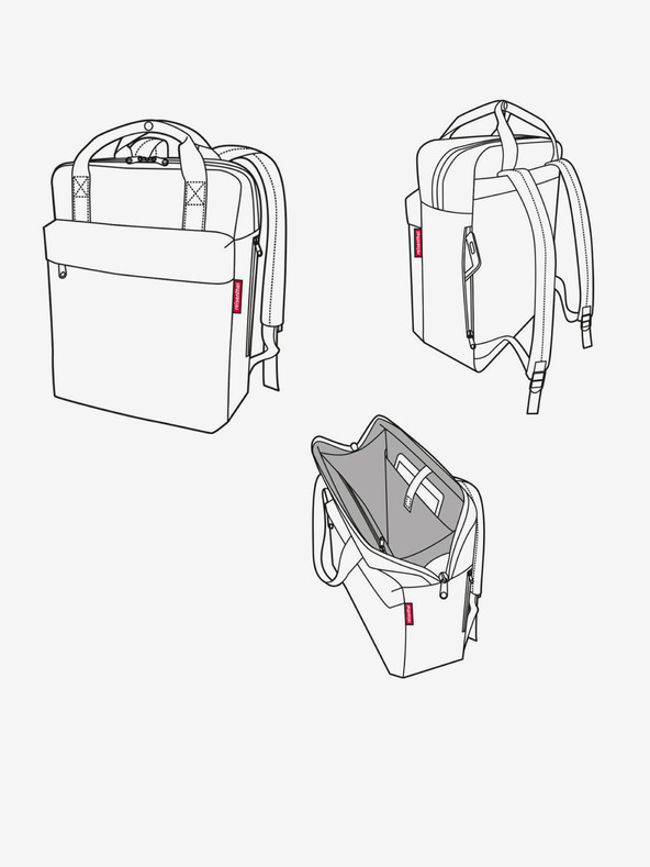 Reisenthel Roza Reisenthel Allday nahrbtnik M Twist Berry