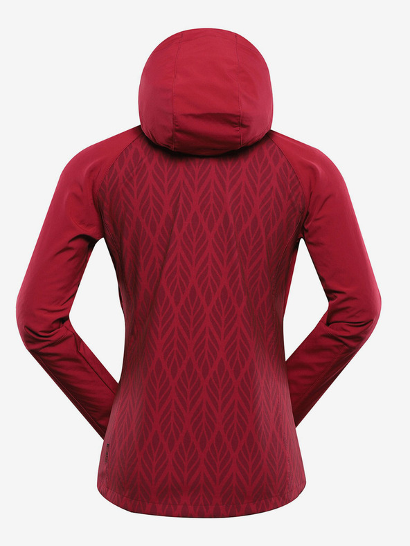 ALPINE PRO Roza in vijolična ženska softshell jakna z membrano Alpine Pro Hoora