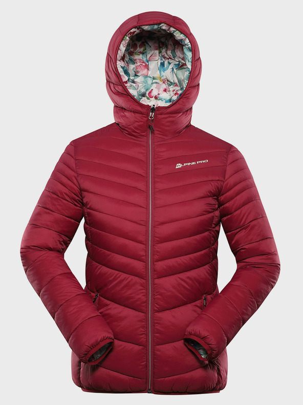 ALPINE PRO Vijolična in rožnata ženska obojestranska bunda Hi-Therm Alpine Pro Eroma