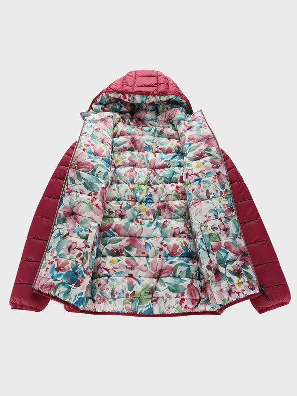 ALPINE PRO Vijolična in rožnata ženska obojestranska bunda Hi-Therm Alpine Pro Eroma