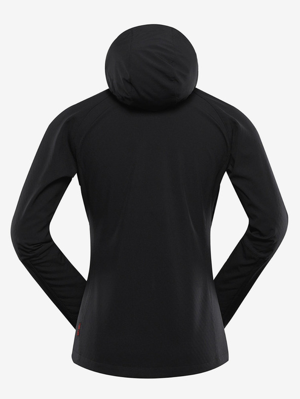 ALPINE PRO Črna ženska softshell jakna z membrano Alpine Pro Hoora