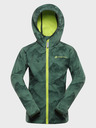 ALPINE PRO Zelena otroška softshell jakna z membrano Alpine Pro Ezoro