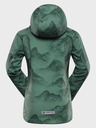 ALPINE PRO Zelena otroška softshell jakna z membrano Alpine Pro Ezoro