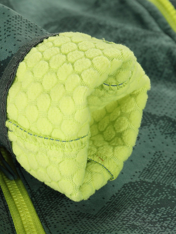 ALPINE PRO Zelena otroška softshell jakna z membrano Alpine Pro Ezoro