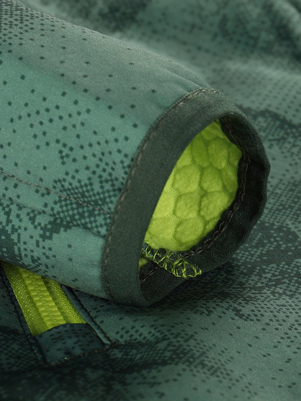 ALPINE PRO Zelena otroška softshell jakna z membrano Alpine Pro Ezoro