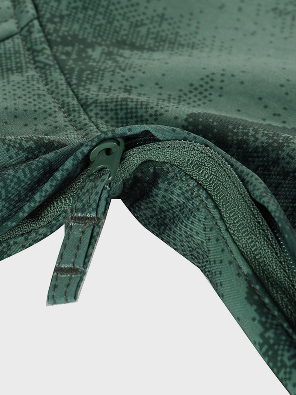 ALPINE PRO Zelena otroška softshell jakna z membrano Alpine Pro Ezoro