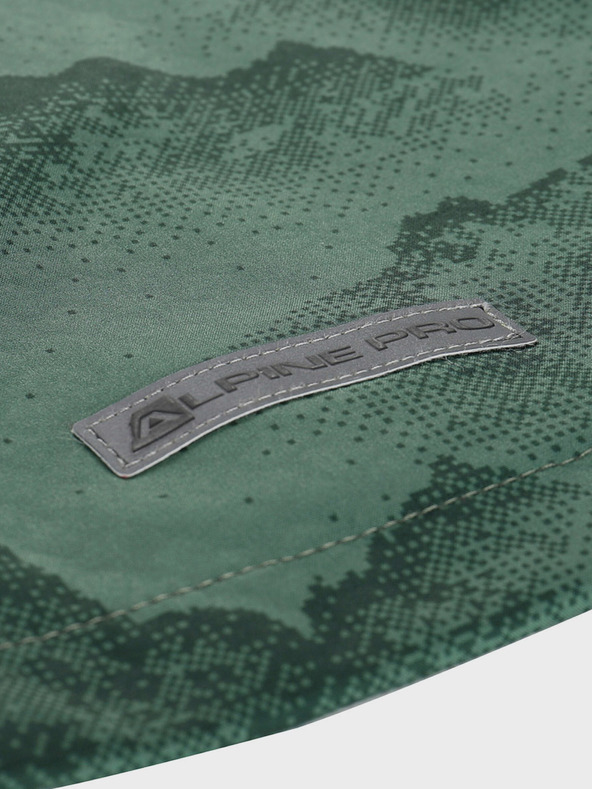 ALPINE PRO Zelena otroška softshell jakna z membrano Alpine Pro Ezoro