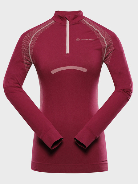 ALPINE PRO Temno rožnato žensko funkcionalno spodnje perilo - Alpine Pro Seama Shirt