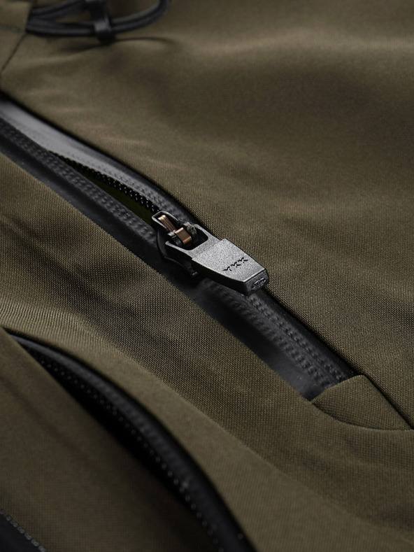 ALPINE PRO Temno zelena ženska softshell jakna z membrano Alpine Pro Jerda