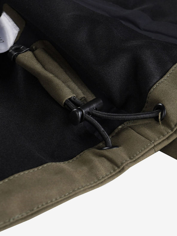 ALPINE PRO Temno zelena ženska softshell jakna z membrano Alpine Pro Jerda