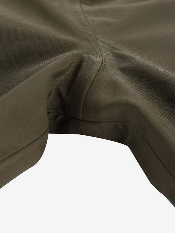 ALPINE PRO Temno zelena ženska softshell jakna z membrano Alpine Pro Jerda