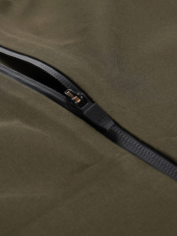 ALPINE PRO Temno zelena ženska softshell jakna z membrano Alpine Pro Jerda