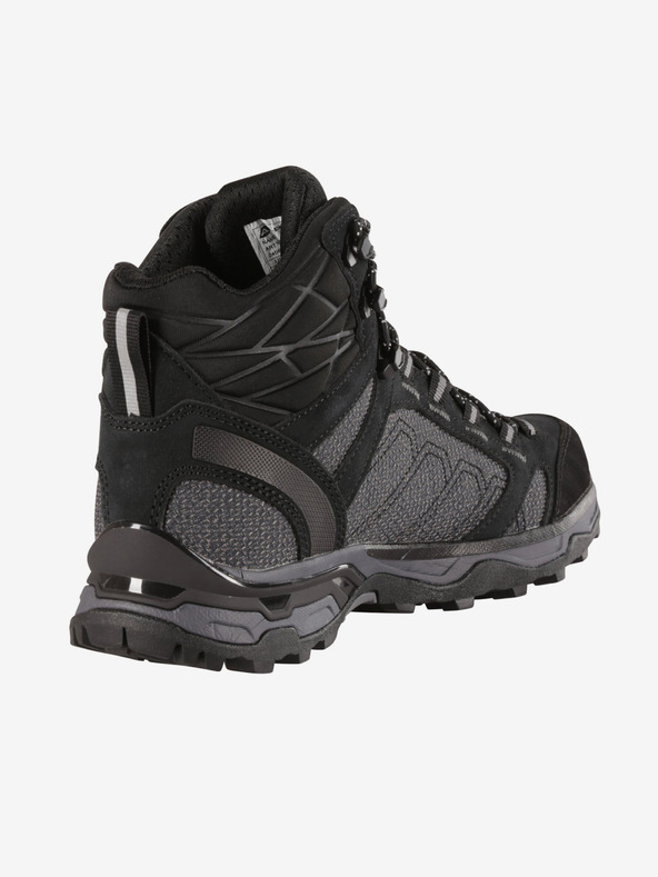ALPINE PRO Kevlarski zunanji čevlji z membrano ptx ALPINE PRO CERNE črni
