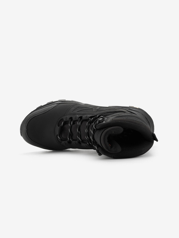 ALPINE PRO Moški zimski škornji z giga bumom in membrano ptx ALPINE PRO NERBE črni