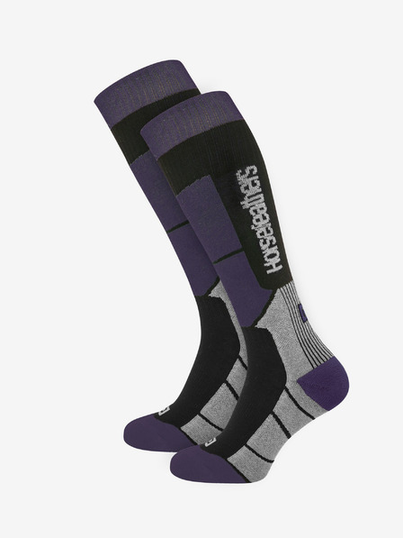 Horsefeathers Nogavice za snowboard Totia Thermolite - grozdje velikost 5 - 7 HORSEFEATHERS