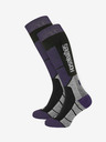 Horsefeathers Nogavice za snowboard Totia Thermolite - grozdje velikost 5 - 7 HORSEFEATHERS