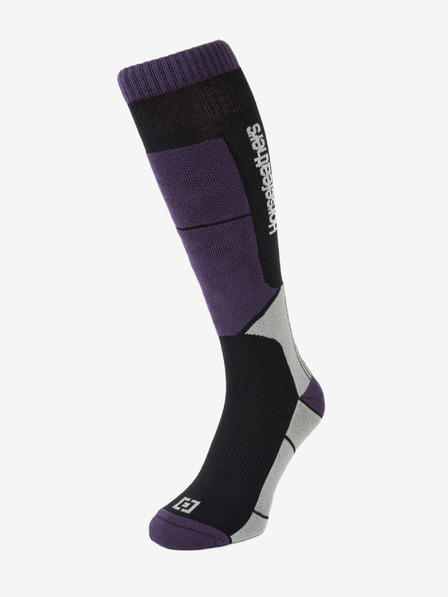 Horsefeathers Nogavice za snowboard Totia Thermolite - grozdje velikost 5 - 7 HORSEFEATHERS