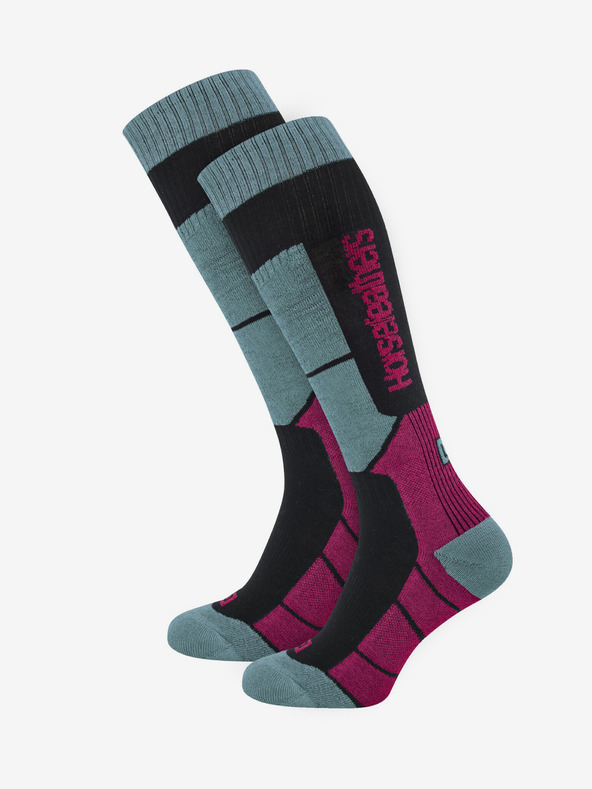 Horsefeathers Nogavice za deskanje na snegu Totia Thermolite - blue haze velikost 5 - 7 HORSEFEATHERS