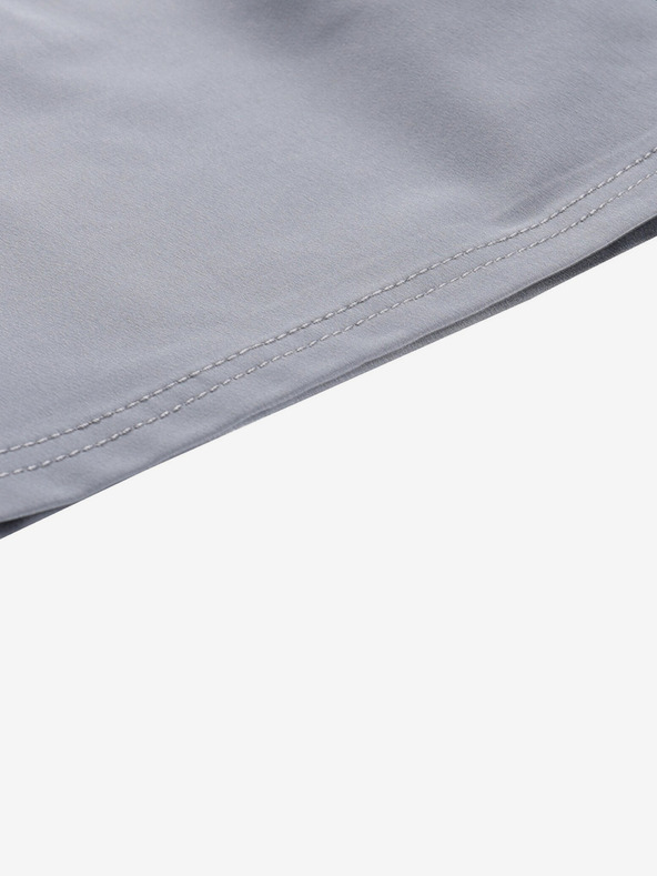 ALPINE PRO Moške softshell kratke hlače ALPINE PRO BAK dimljen biser