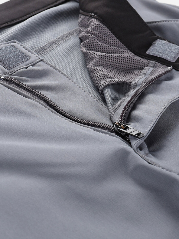 ALPINE PRO Moške softshell kratke hlače ALPINE PRO BAK dimljen biser