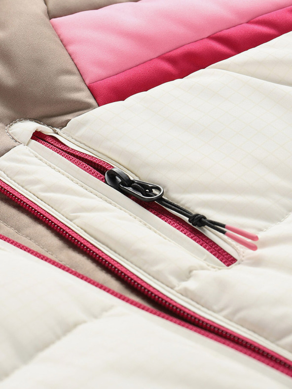 ALPINE PRO Ženska puhovka z membrano ptx ALPINE PRO FERERA creme