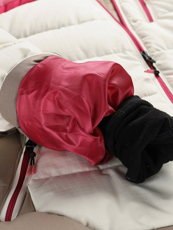 ALPINE PRO Ženska puhovka z membrano ptx ALPINE PRO FERERA creme