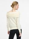Orsay Krem ženska majica z dolgimi rokavi ORSAY