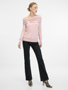 Orsay Svetlo roza ženska majica z dolgimi rokavi ORSAY