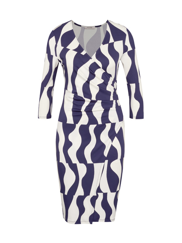 Orsay Temno modra ženska obleka ORSAY