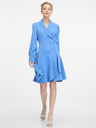 Orsay Modra ženska obleka do kolen ORSAY