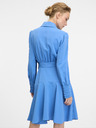 Orsay Modra ženska obleka do kolen ORSAY