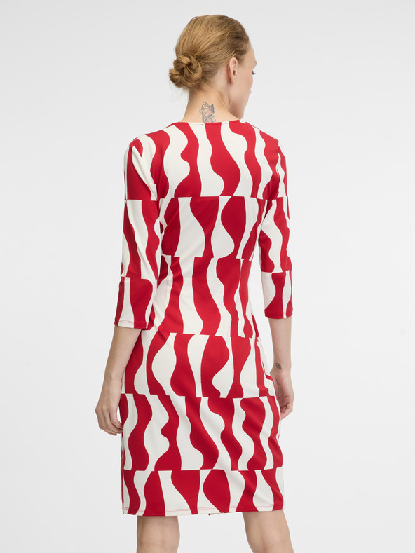 Orsay Rdeča ženska obleka ORSAY