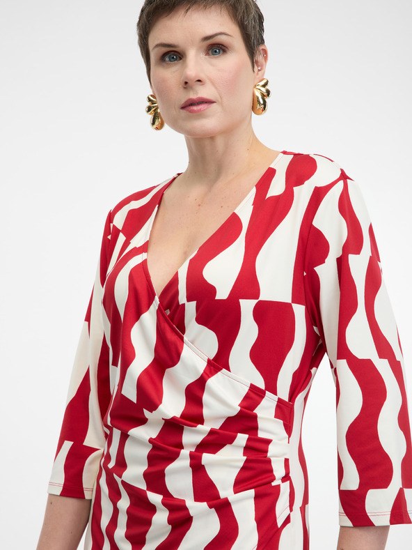 Orsay Rdeča ženska obleka ORSAY