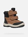 Geox Hnedá chlapčenská zimná obuv Geox Flanfil B Abx