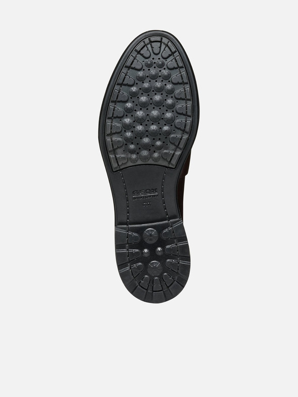 Geox Temno rjave ženske mokasine Geox Walk pleasure