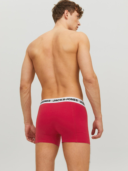 Jack & Jones Komplet treh moških boksaric v modri, zeleni in rdeči barvi Jack & Jones Rikki
