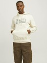 Jack & Jones Kremasta moška jopica s kapuco Jack & Jones Frederik