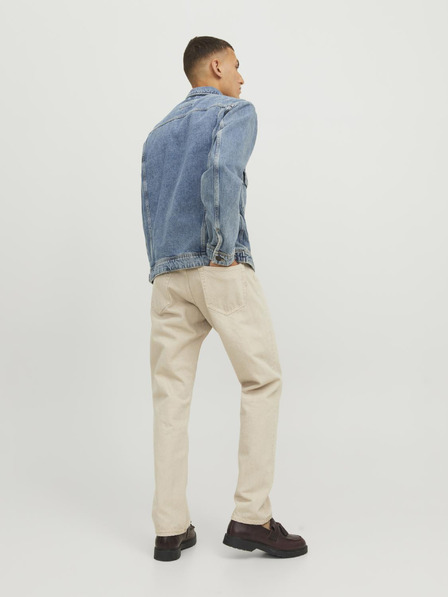 Jack & Jones Beige moške kavbojke ravnega kroja Jack & Jones Chris