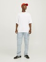Jack & Jones Svetlo modre moške kavbojke ravnega kroja Jack & Jones Eddie
